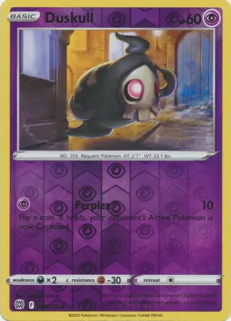 Brilliant Stars Duskull #60/172 reverse holo